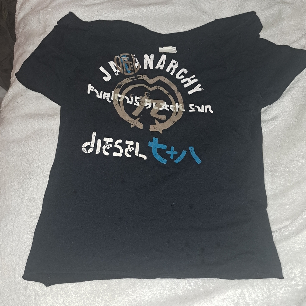 Vintage Diesel crop top Asian style